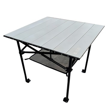 JG 鋁合金折疊方桌  銀河鈦色  63.5 x 61 x 54 - 74cm  銀河鈦鈦色  63.5cm
