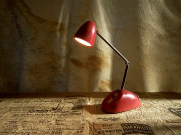 【老時光 OLD-TIME】早期台灣製關節摺疊桌燈