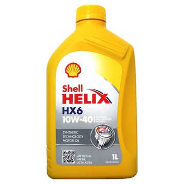 Shell 殼牌 HELIX HX6 合成技術機油  10W/40  1L  1瓶