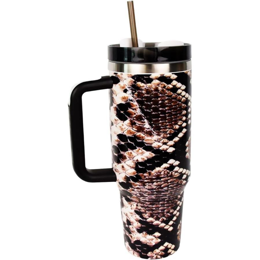 Python 40 oz Tumbler  40 oz tumbler with handle and straw  stainless steel 40 oz tumbler  40 Oz Coffee Tumbler stainless cup 40 oz tumbler  travel