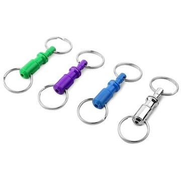 【豆醬小舖】塑膠快速分離扣 快速拆卸 鑰匙圈 鑰匙環扣 鑰匙扣 分離可卸扣 快脫扣 雙環鑰匙圈釦 快分扣 子母扣