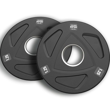 TRAHERE RP3H 橡膠槓片  黑色  1.25kg  2個