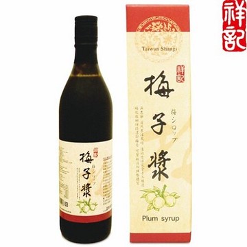 祥記 梅子漿 600ml/瓶(超商限1瓶)