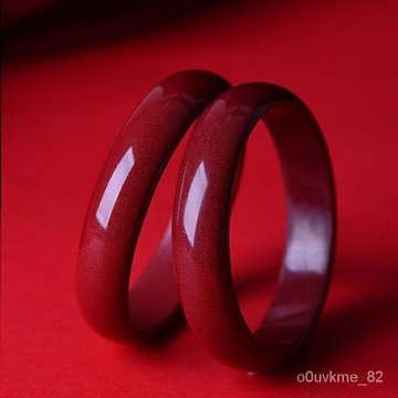 晶體紅硃砂手鐲女式氣質手鏈本命年兔年送母親閨蜜奶奶禮物紫金砂 硃砂手鐲 避邪手鐲 硃砂手環 硃砂手鍊 轉運招財手鐲