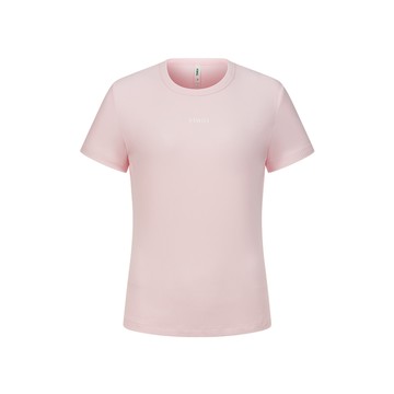 短袖T恤 T-SHIRTKC7522WCTS04 休閒 女上衣 粉紅色 1911548-605