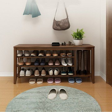 APP下單享點數9% 換鞋凳家用門口長條凳北歐鞋柜鞋架坐凳一體入戶進門凳可坐式換鞋