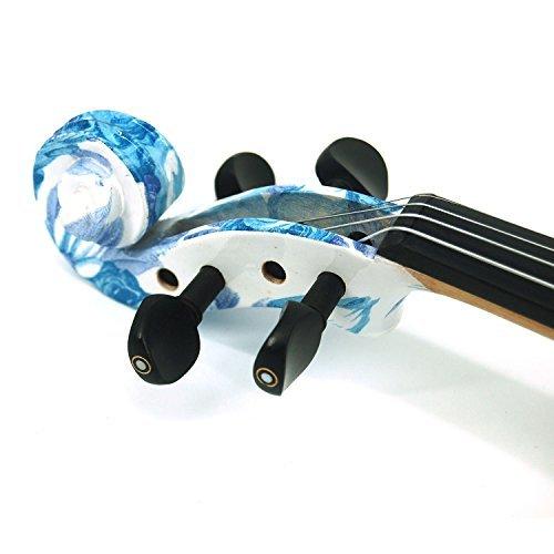 Aliyes Handmade Women Gril Acoustic Violin Full Size Kit Solid Wood Violin with Case,Bow,Rosin,Strings-E20E