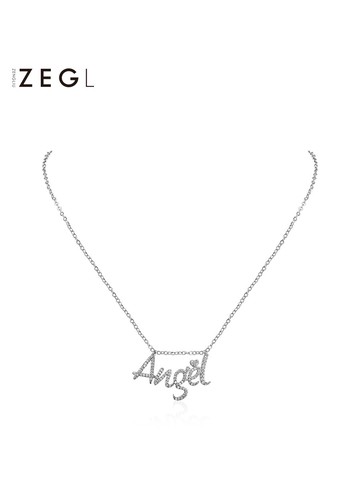 ZENGLIU925純銀英文字母項鏈女ins簡約冷淡風氣質百搭網紅鎖骨鏈