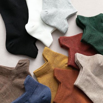 襪子女短襪夏季純棉薄款提耳百棉復古日系純色低幫淺口春秋冬透氣