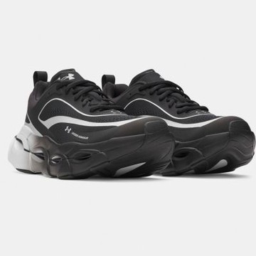 Under Armour 慢跑鞋 Halo Racer 男鞋 黑 白 緩震 運動鞋 UA 6007639003