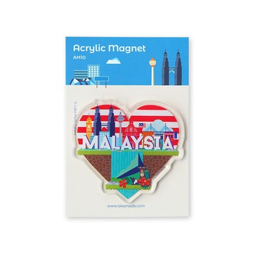 我愛馬來西亞壓克力磁鐵 AM10