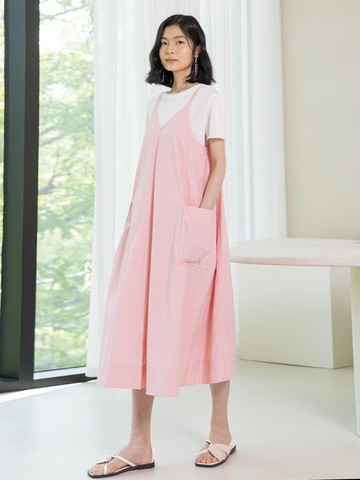 LS Loose Cool Overall Dress [2color]