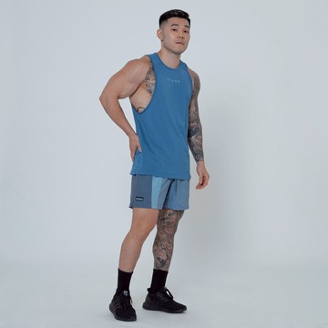 Diamond Dobby 海灘側邊拼接短褲