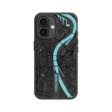 iPhone 16 SolidX 黑 - JOCR - Cologne (Black Logo)