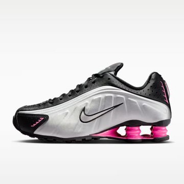 Nike 耐吉 Shox R4 [AR3565-012] 男 運動休閒鞋 彈簧鞋 復古鞋 氣墊 緩震 黑銀粉