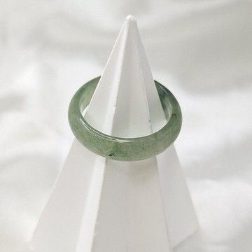 冰種飄花戒指 玉戒 國際圍18 內徑20.2 | 天然緬甸玉A貨翡翠