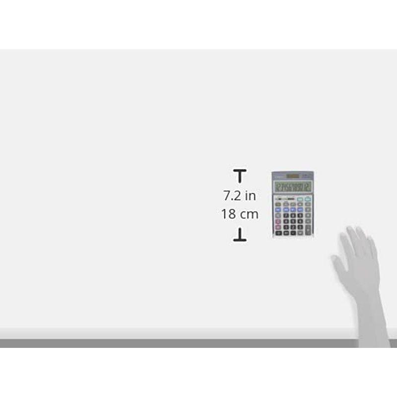 カシオ 本格実務電卓 12桁 検算機能 グリーン購入法適合 ジャストタイプ シルバー JS-20WK-N
