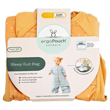 ergoPouch 褲型防踢被 2way 嬰兒睡袋  8~24個月  香草橙