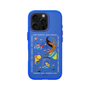 iPhone 16 Pro Clear 激光藍 - 迪士尼-經典系列 Disney Classics - 愛麗絲夢遊仙境 Alice in Wonderland - Stay Curious