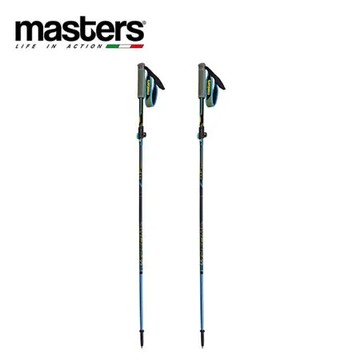 義大利MASTERS Trecime Alu 鋁合金野跑健行杖 2入