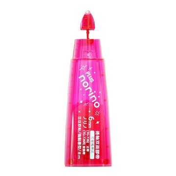PLUS 普樂士 norino TG-726R 豆豆彩貼替帶(粉紅色) 豆豆貼 內帶 / 個