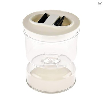 廚房乾溼分離泡菜罐 食物儲存罐 帶過濾器和翻蓋 可翻轉倒置 固液分離