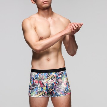 DADADO-時尚系列-科技超細纖維 M-LL合身平口內褲(紫藍) GHM401PB