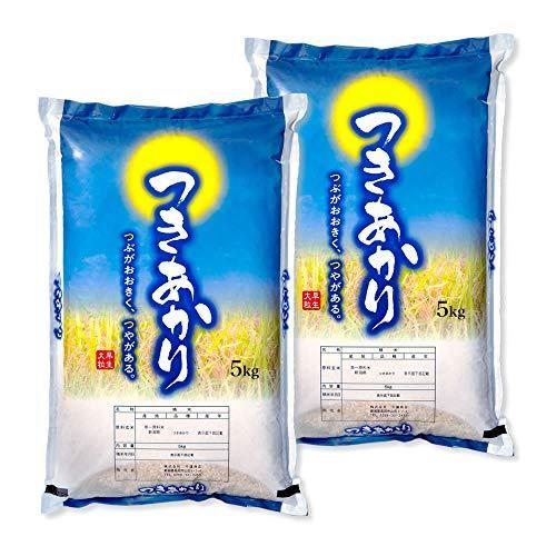 新米 新潟県産 つきあかり 白米 10kg (5kg×2 袋) 令和3年産