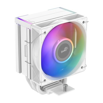 SAMA X40L WH 10cm ARGB 風扇 4熱管 CPU 白色 單塔 散熱器