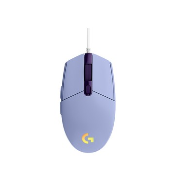 Logitech G G102 炫彩遊戲滑鼠-紫