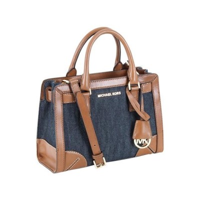 マイケルコース MICHAEL KORS バッグ ショルダーバッグ デニム ハンドバッグ 2way CORNER FRAME DILLON TZ SM  SATCHEL | LINEブランドカタログ