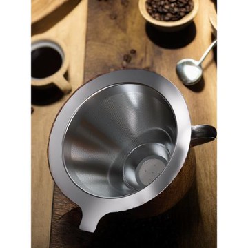 咖啡過濾網雙層手沖咖啡壺過濾杯器具套裝滴漏式免濾紙漏斗過濾器