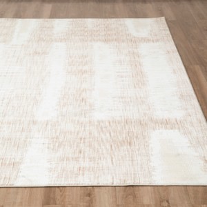 查莉墨染緹花混羊毛地毯 194x290cm 褐