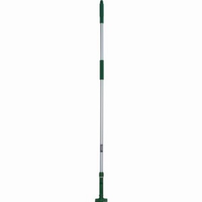 【直送】【代引不可】テラモト FXハンドルアルミ柄 1500mm グリーン CL-374-120-1