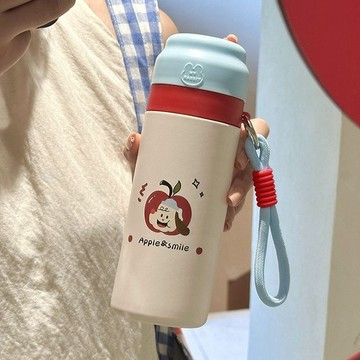 保溫杯🎀 水杯保溫杯女新款高顏值學生兒童上學專用316不銹鋼隨行杯子