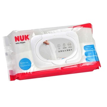 NUK 濕紙巾 (含蓋) 80抽x20包x2箱
