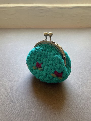 -小蒼蘭系列/*夏蘭2色*編織小珠釦包