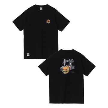 CHUMS Handmade Hamburger T-Shirt 男 短袖上衣 黑色 CH012740K001