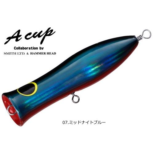 ★★HAMMER HEAD  E CUP 目立つ剥がれあり　ルアー　ポッパー グリーン系 x ブルー系 HAMMER HEAD E CUP 目立つ剥がれあり ルアー ポッパー グリーン