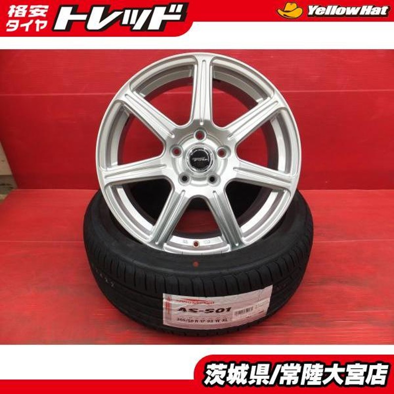 送料無料 22年製 アロースピード AS-S01 205/50R17 夏タイヤホイールセット BS トップラン 17インチ 7J+53 5H114.3  ノア ヴォクシー等 | LINEブランドカタログ