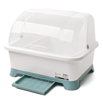 瀝水碗櫃 廚房碗柜瀝水碗架碗筷收納盒帶蓋家用臺面放盤碟多功能收納置物架 【CM1959】