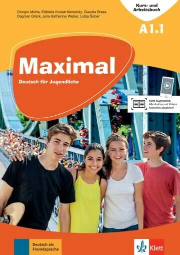 Maximal A1.1, Kurs- und Arbeitsbuch mit Audios und Video (1版) Brass  中央-上林