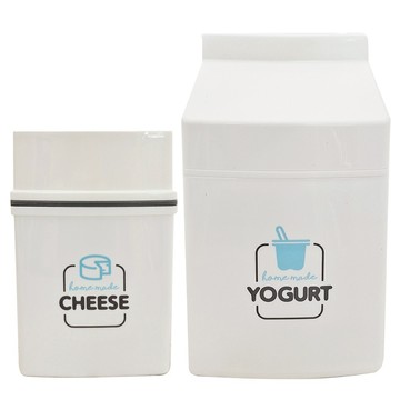 ROICHEN Minutri 免插電優格起司機組  牛奶白  1組