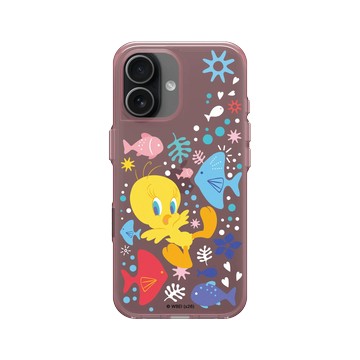 iPhone 17 Clear (相機按鈕) 晶醺玫 - 樂一通 Looney Tunes - 崔弟的海洋探險