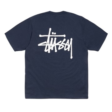 BASIC STUSSY TEE NAVY