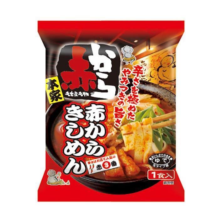 寿がきや 赤からきしめん 1食入 226g×12袋入×(2ケース)｜ 送料無料