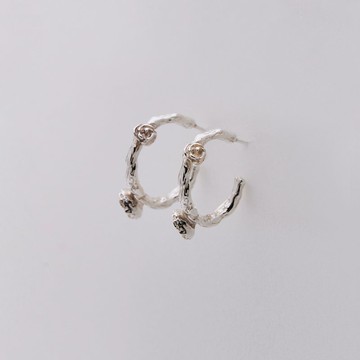 【母親節禮物】生花耳環-海棠樹花