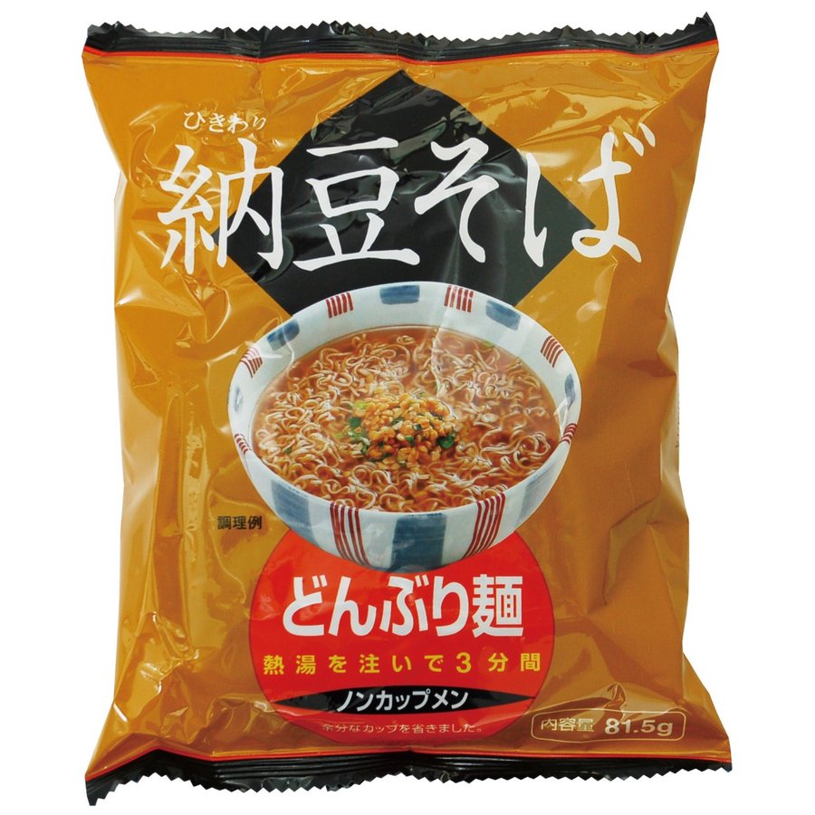 どんぶり麺・納豆そば 81.5g