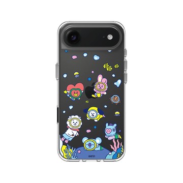 iPhone Air Clear Case（相機按鈕） 透明 - BT21 - BT21 Under the Sea