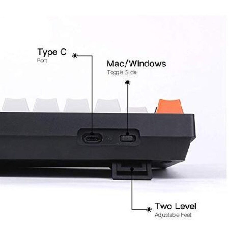 Keychron C1 Macレイアウト 有線メカニカルキーボード ゲテロン